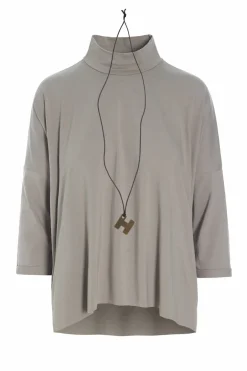 BLUSE M/HALSKETTE