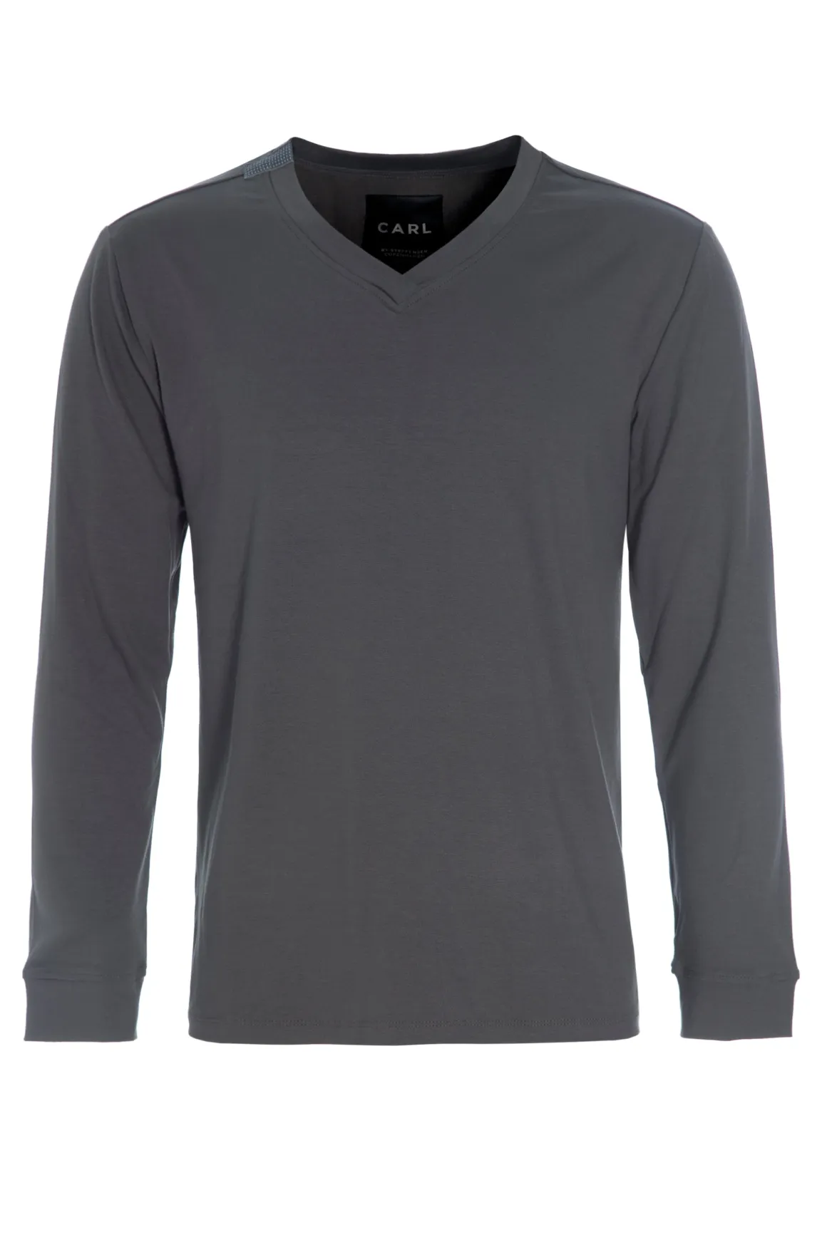 T-SHIRT V-AUSSCHNITT LANGARM